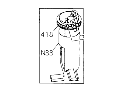 2001 Honda Passport Fuel Pump - 8-25326-590-1