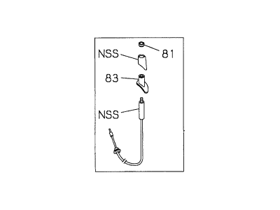 1998 Honda Passport Antenna Base - 8-97139-529-4