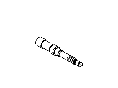 Honda 8-94381-284-2 Shaft, Gear (Input)