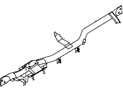 Honda 8-97221-927-2 Beam Assy., Cross Instrument Panel