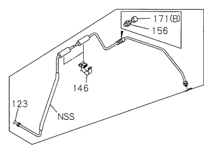 Honda Passport A/C Hose - 8-97125-288-1