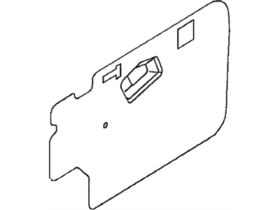 Honda 8-97124-799-2 Seal, L. Water Door Pad