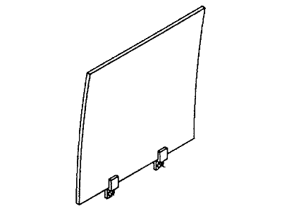 Honda 8-97124-785-0 Glass, R. RR. Door