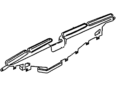 Honda 8-97121-712-2 Nozzle, Defroster