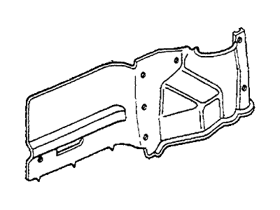 Honda 83833-SA6-670 Garnish, L. Trunk Side