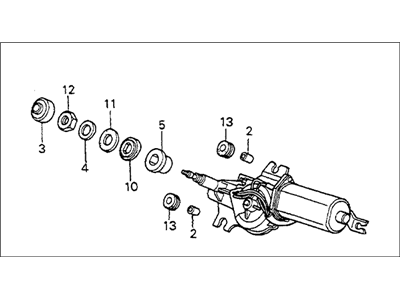 1983 Honda Accord Wiper Motor - 38420-SA5-013