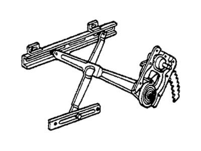 1984 Honda Accord Window Regulator - 75310-SA5-013