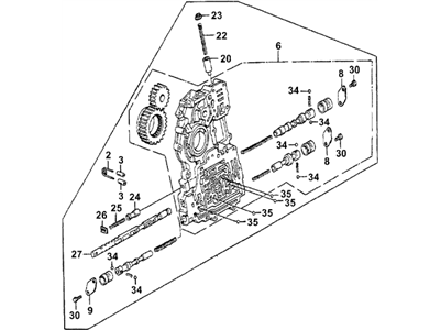 Honda 27000-PC9-010 Body Assembly, Main Valve