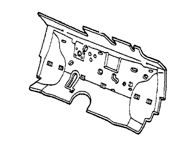 Honda 65841-SA5-660 Insulator, Dashboard (Lower)