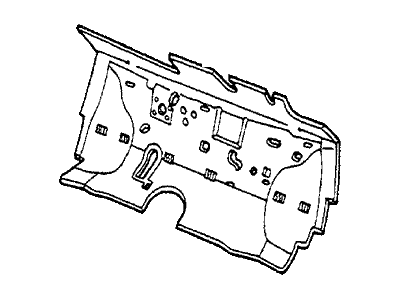 Honda 65841-SA5-671 Insulator, Dashboard (Lower)