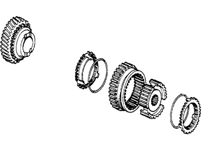 Honda 23432-PB6-325 Gear Set, Countershaft Second