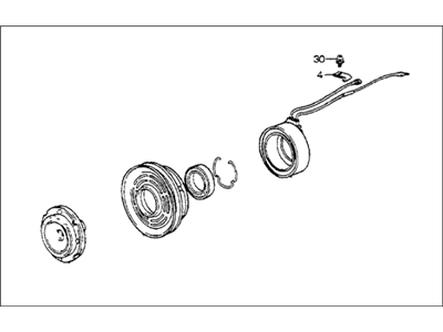 Honda 38900-PC1-003 Clutch, Magnetic