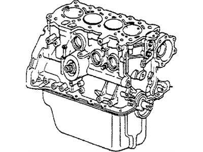 1982 Honda Accord Engine Block - 10002-PC2-010