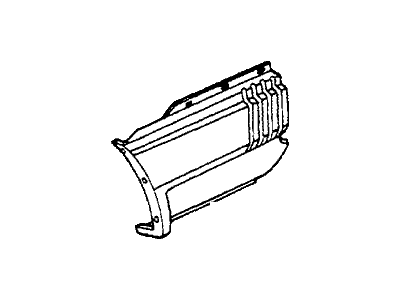 Honda 84126-SA5-000 Panel, L. RR. Fender (Lower)