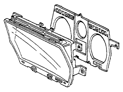 1983 Honda Accord Gauge Trim - 37112-SA5-671