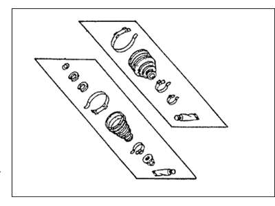 Honda Prelude CV Boot - 44018-SA5-A90