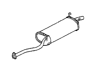 Honda 18307-SA5-671 Muffler, Exhuast