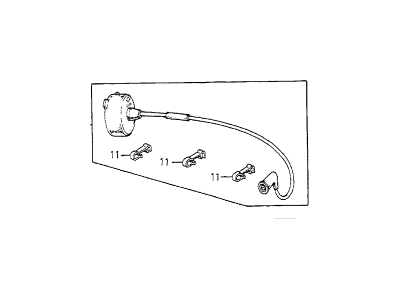 1982 Honda Accord Spark Plug Wire - 32723-PC2-660