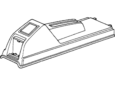 1982 Honda Accord Center Console Base - 77703-SA5-010ZH