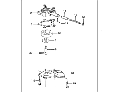 1981 Honda Civic Oil Pump - 15100-PA5-000