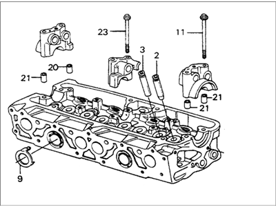 Honda 12010-PA0-010 Cylinder Head Assembly