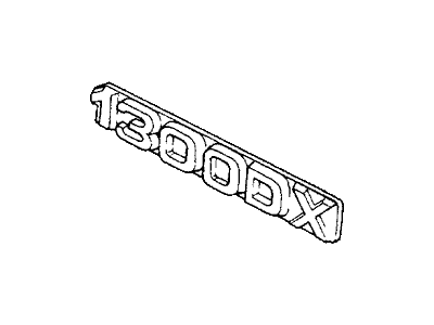 Honda 87304-SA0-700 Emblem, Rear (1300 Dx)