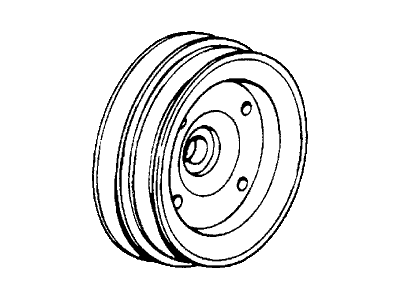 1983 Honda Civic Crankshaft Pulley - 38921-PA6-000