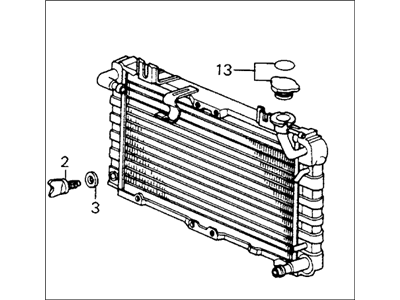 Honda 19010-PA5-666 Radiator (Toyo)