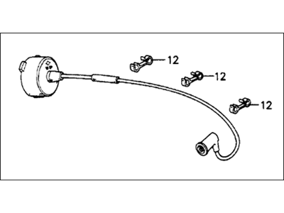 1980 Honda Accord Spark Plug Wire - 32723-PA6-670