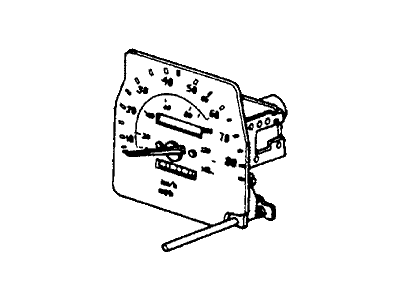 1982 Honda Civic Speedometer - 37200-SA0-677
