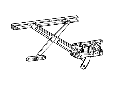 1981 Honda Civic Window Regulator - 75310-SA0-003