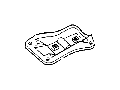 Honda 50250-SA0-000 Base, Stabilizer Fitting