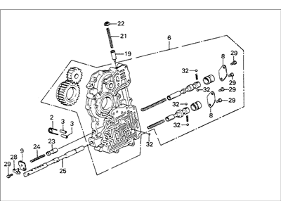 1982 Honda Civic Valve Body - 27100-PA9-910