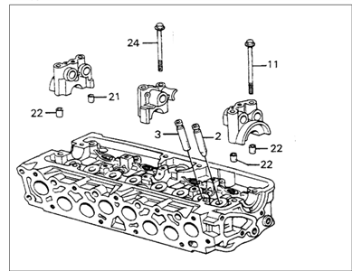 Honda 12010-PA5-010 Cylinder Head Assembly