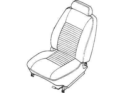 Honda 77200-SA0-671ZC Seat Assy., R. FR. *B18L* (SOFT BLUE)