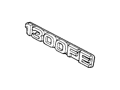 Honda 87304-SA0-620 Emblem, Rear (1300 Fe)