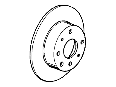 Honda 45251-SA0-660 Disk, Front Brake