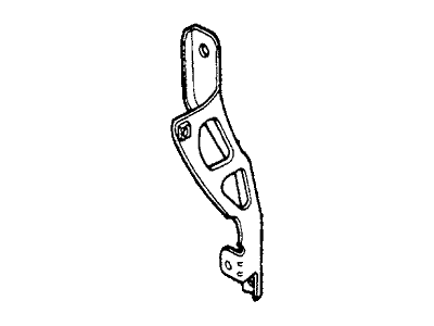 Honda 66887-SA0-660 Bracket, L. Instrument Side