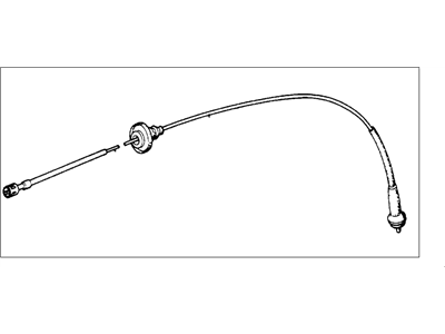 Honda 37230-SA0-760 Cable Assembly, Speedometer (1060Mm)