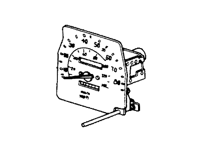 1983 Honda Civic Speedometer - 37205-SA0-666