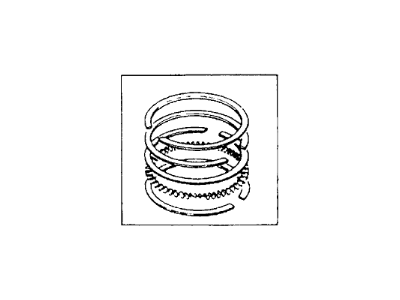 1978 Honda Accord Piston Rings - 13021-PA6-004