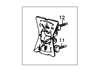 1981 Honda Civic Instrument Cluster - 37150-SA0-822