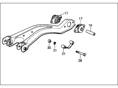 1981 Honda Civic Radius Arm - 52371-SA0-600