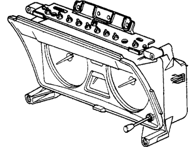 1982 Honda Civic Speedometer - 37105-SA0-802