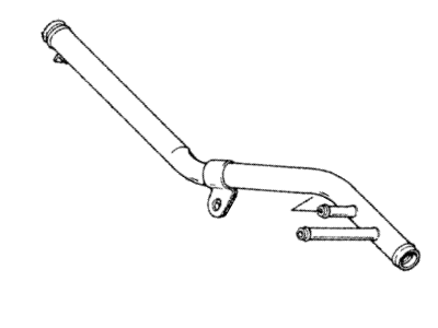 1983 Honda Civic Cooling Hose - 19505-PA6-030