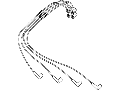 Honda 32714-PA6-670 Wire, Ignition (No.4)