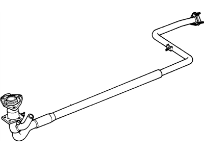 Honda 18210-SA0-003 Pipe, Exhuast