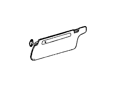 Honda 88220-659-004 Sunvisor Assembly, Driver Side