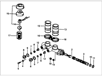 Honda 46100-659-013 Master Cylinder Assembly