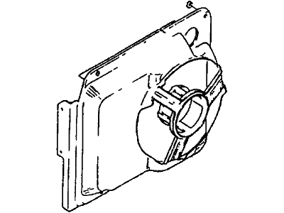 Honda 00091-35896 Shroud, Condenser